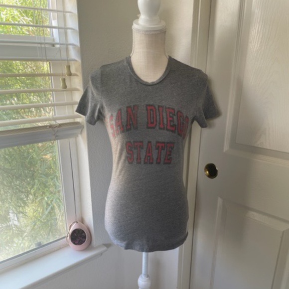 Original Retro Brand | San Diego State SDSU Aztecs Vintage Tri-Blend Tee, Size S - Picture 1 of 8